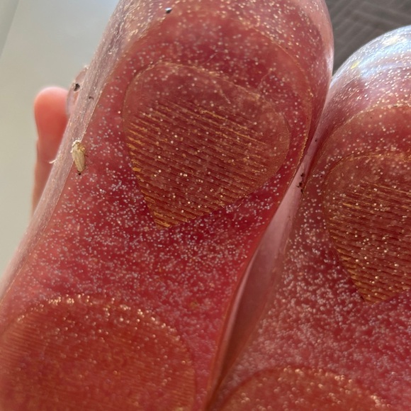 Mini Melissa Sparkling Pink Floral Kids Shoes - Picture 5 of 7